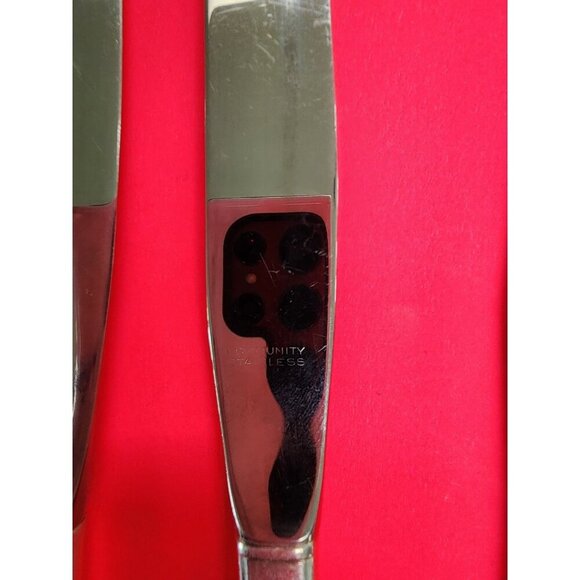 1948 Oneida Community Stainless Knife Morning Star Set of 6 - Picture 2 of 3